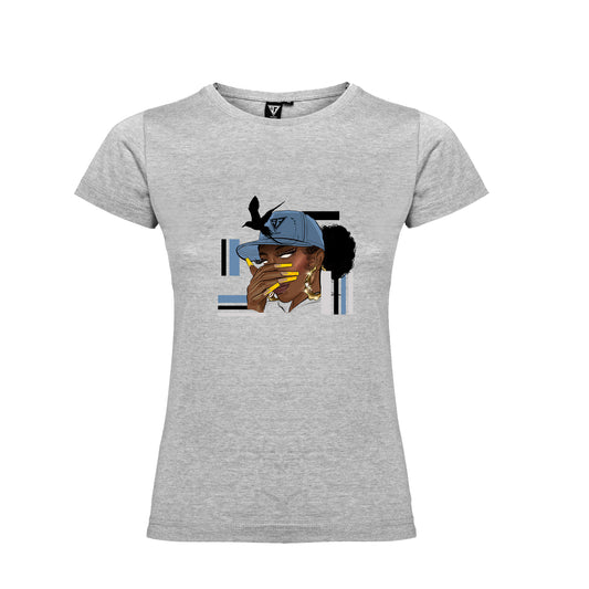 T-Shirt Fanm Red