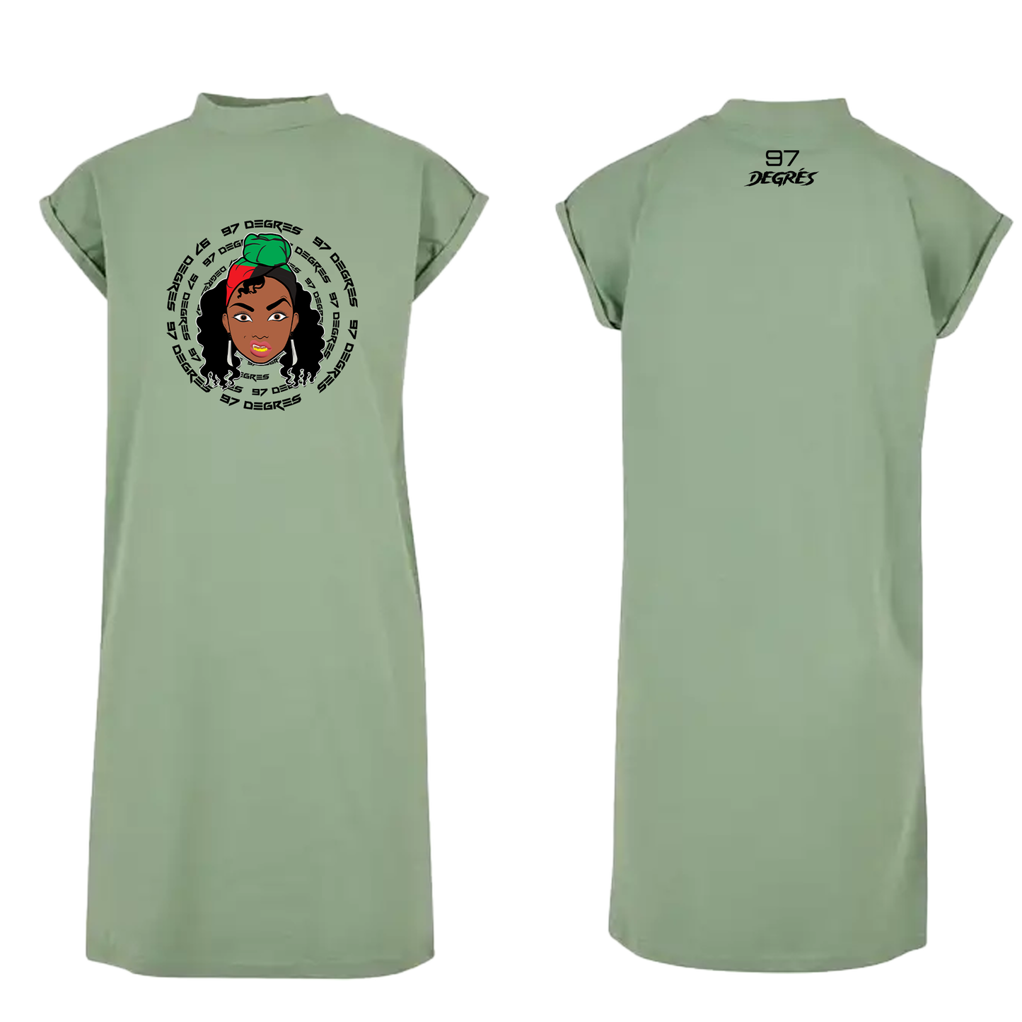 Robe T-shirt "Fanm Péyi"